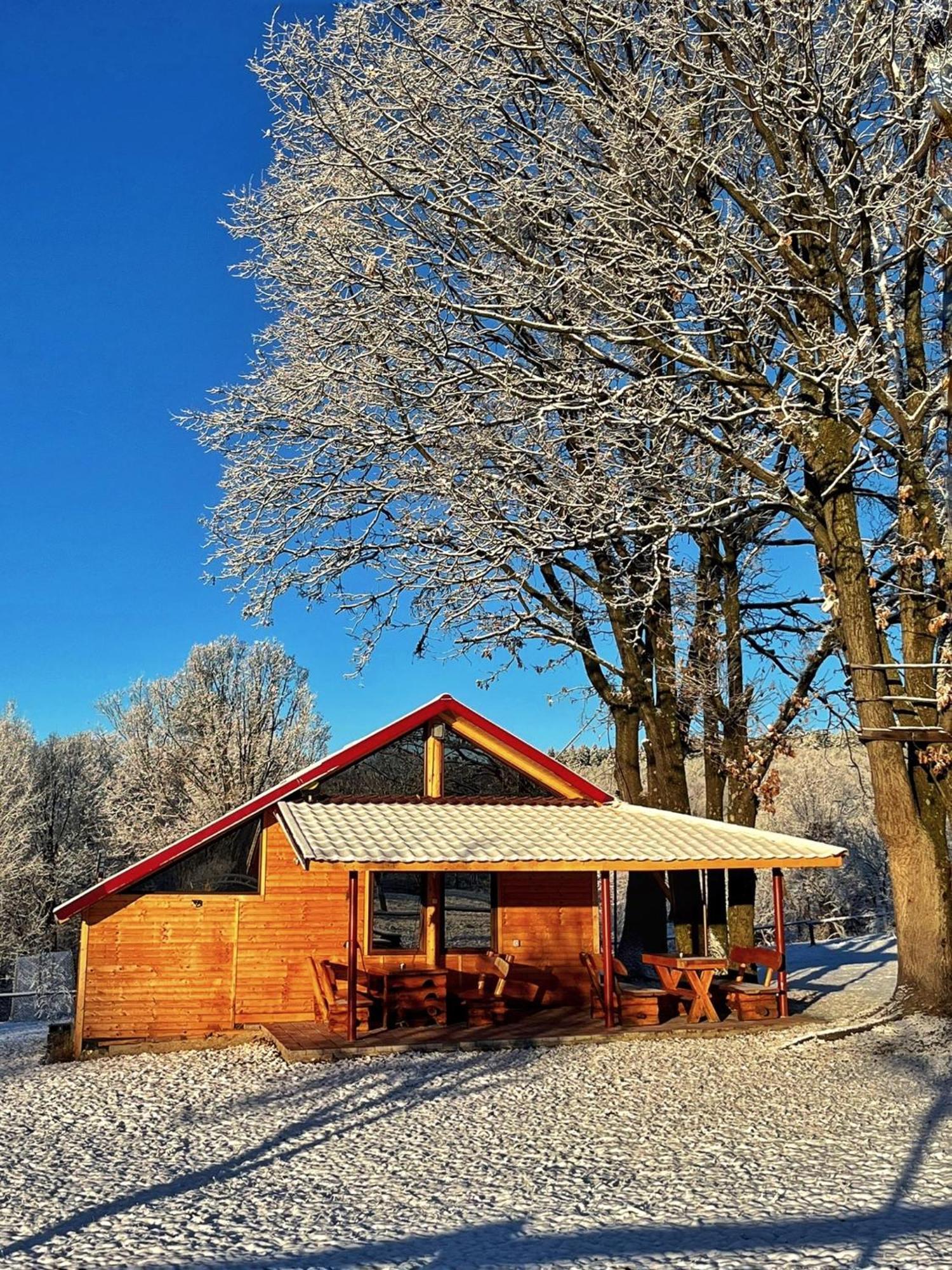 Casuta Din Stejari-Transalpina Villa Novaci-Străini Exteriör bild